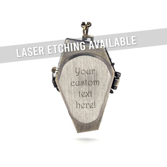 Jack Coffin Pocket Watch - Pendant Gift for Nightmare Fans Halloween Christmas - Picture 7 of 9